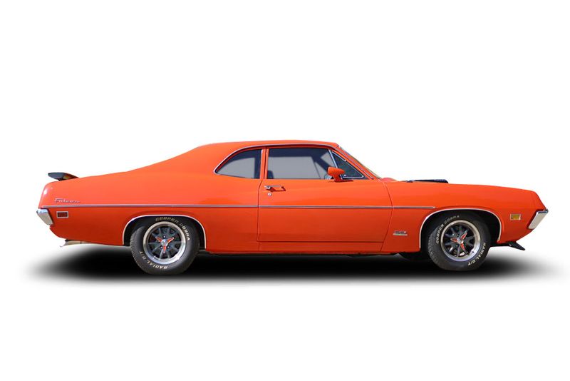 An incredible side shot photo of aFord Falcon that you should buy.