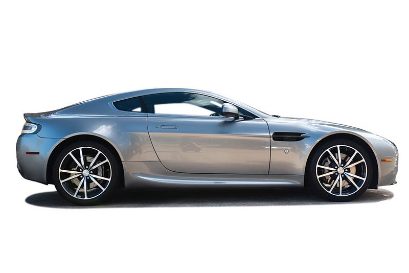 An incredible side shot photo of aAston Martin V8 Vantage that you should buy.