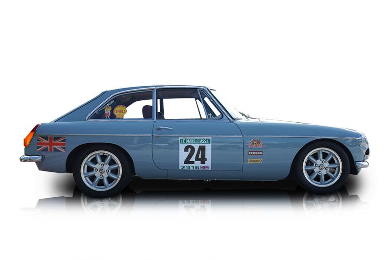 An incredible side shot photo of aMG MGB that you should buy.