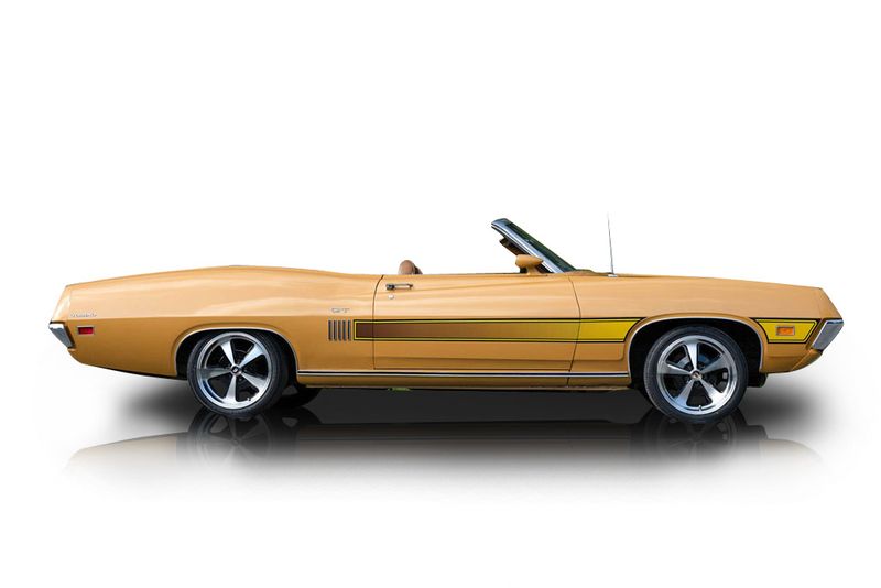 An incredible side shot photo of aFord Torino that you should buy.