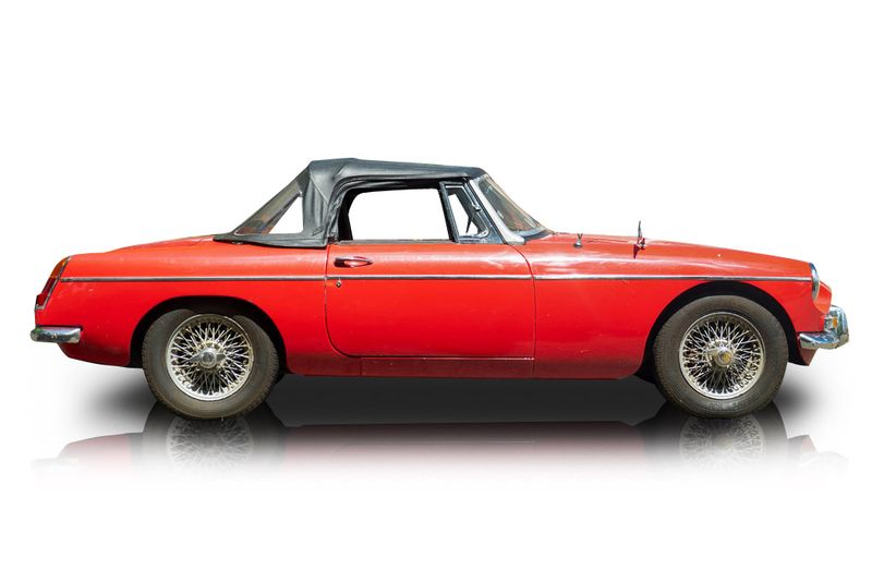 An incredible side shot photo of aMG MGB that you should buy.