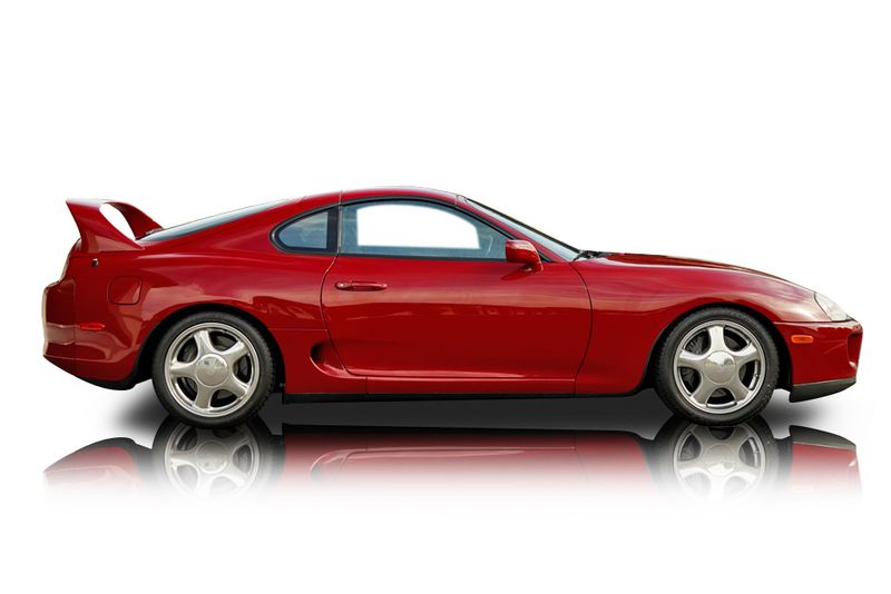An incredible side shot photo of aToyota Supra that you should buy.