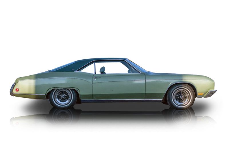 An incredible side shot photo of aBuick Riviera that you should buy.