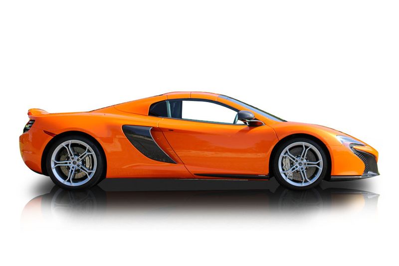 An incredible side shot photo of aMcLaren 650S that you should buy.