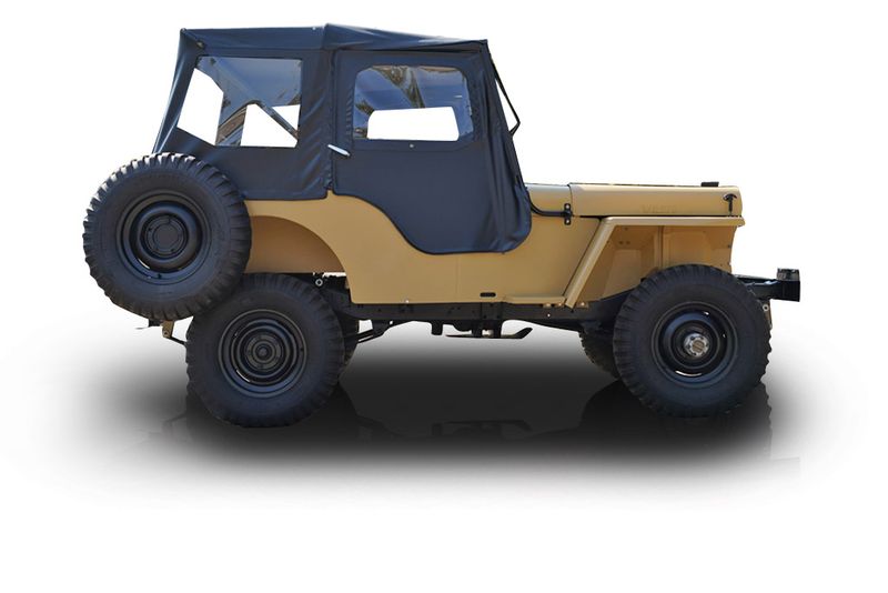 An incredible side shot photo of aWillys CJ2A that you should buy.