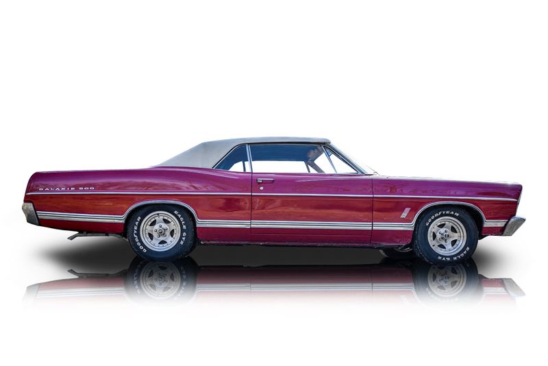 An incredible side shot photo of aFord Galaxie that you should buy.