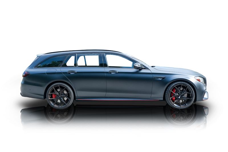 An incredible side shot photo of aMercedes-Benz E63 AMG S that you should buy.