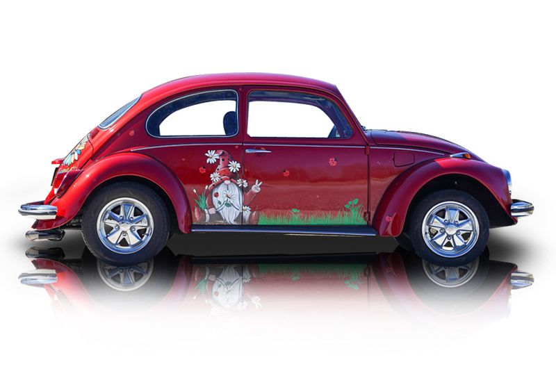 An incredible side shot photo of aVolkswagen Beetle that you should buy.