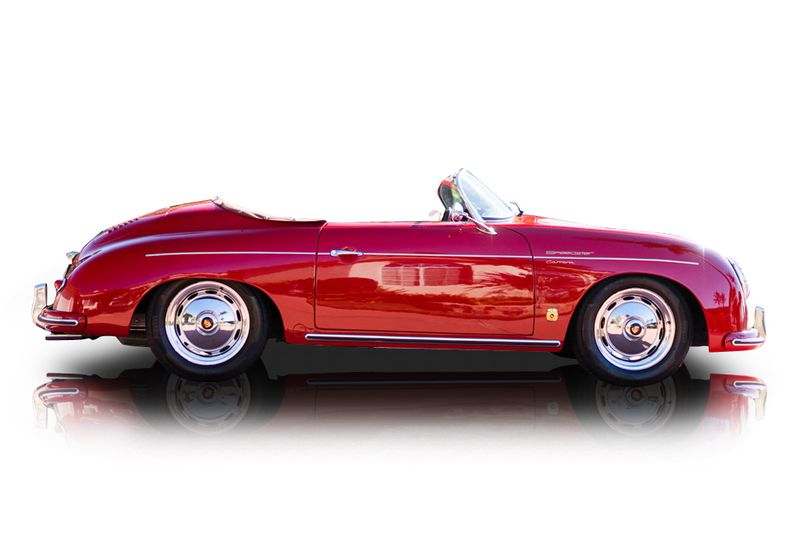 An incredible side shot photo of aPorsche 356 that you should buy.