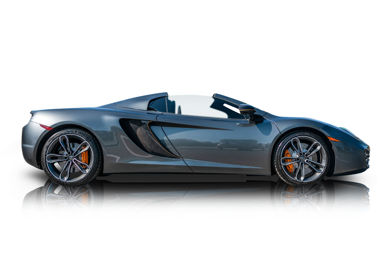An incredible side shot photo of aMcLaren MP4-12C that you should buy.