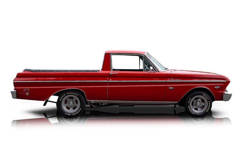 An incredible side shot photo of aFord Ranchero that you should buy.