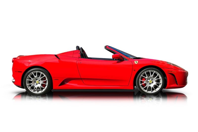 An incredible side shot photo of aFerrari F430 that you should buy.