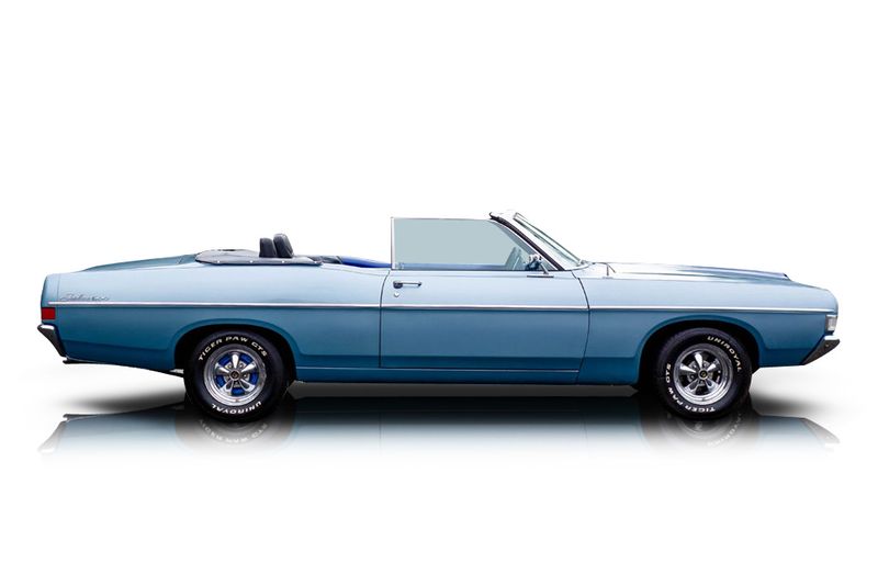 An incredible side shot photo of aFord Fairlane that you should buy.