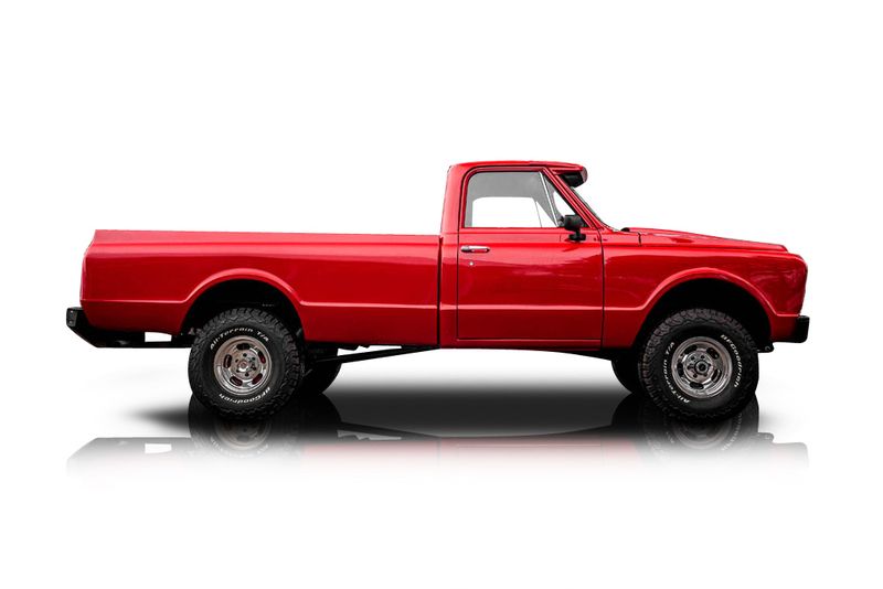 An incredible side shot photo of aChevrolet C10 that you should buy.