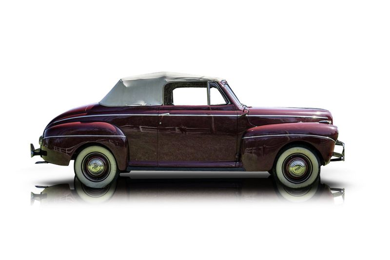 An incredible side shot photo of aFord Super Deluxe that you should buy.