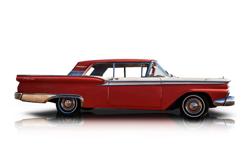 An incredible side shot photo of aFord Galaxie that you should buy.