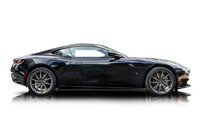 An incredible side shot photo of aAston Martin DB11 that you should buy.