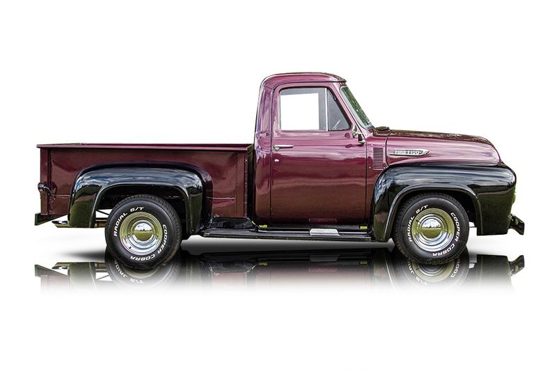 An incredible side shot photo of aFord F-100 that you should buy.