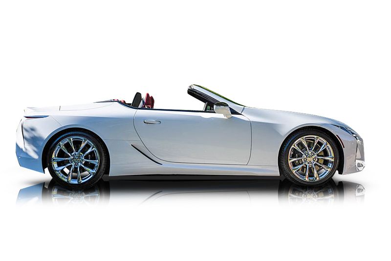 An incredible side shot photo of aLexus LC500 that you should buy.