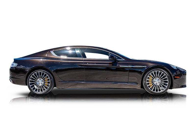 An incredible side shot photo of aAston Martin Rapide that you should buy.
