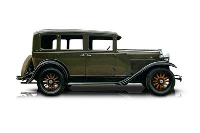 Passenger side photo of 1930 Hupmobile Model S