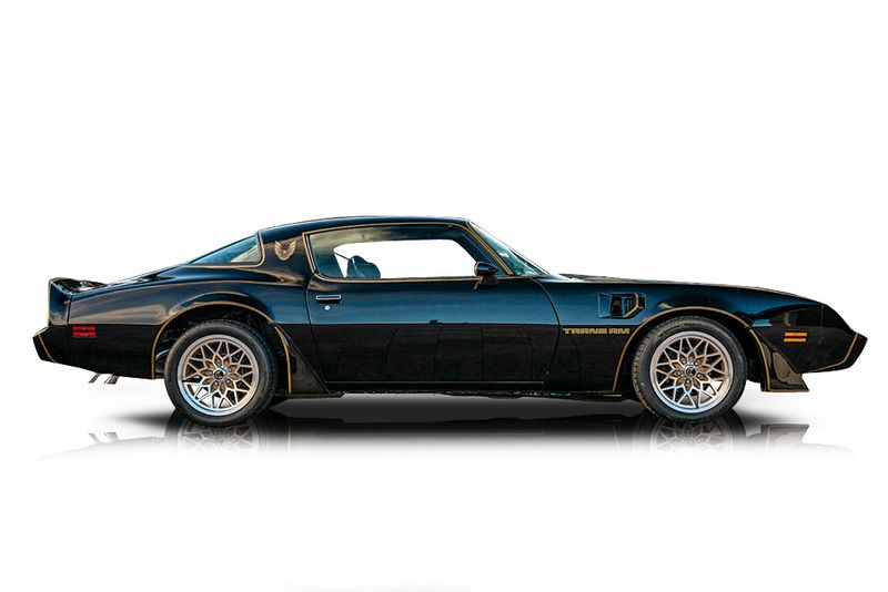 An incredible side shot photo of aPontiac Firebird that you should buy.