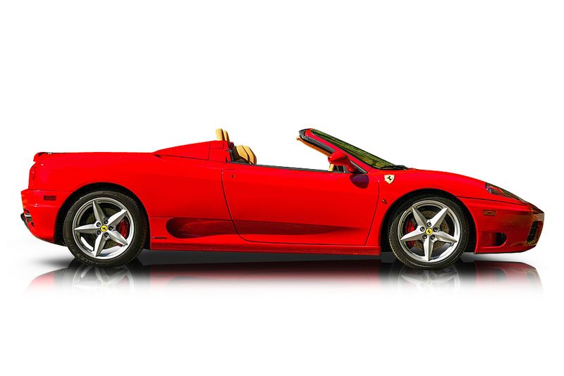 An incredible side shot photo of aFerrari 360 that you should buy.