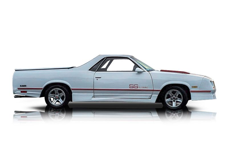 An incredible side shot photo of aChevrolet El Camino that you should buy.