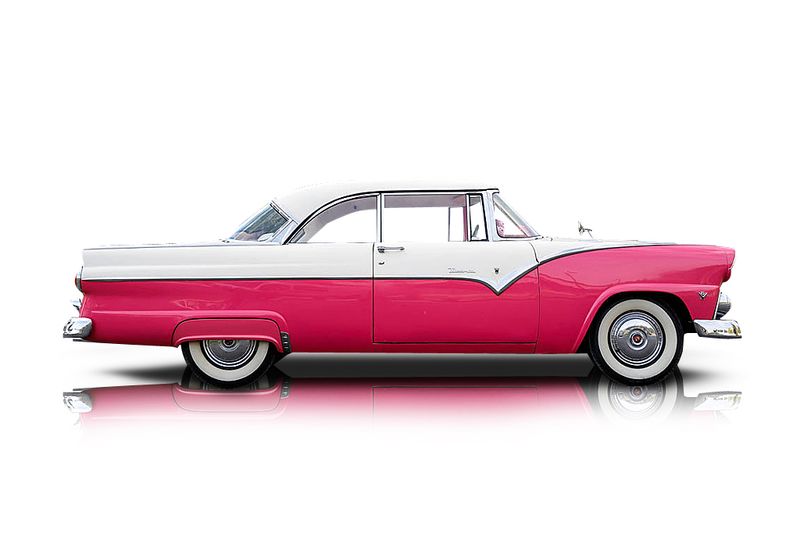An incredible side shot photo of aFord Fairlane that you should buy.