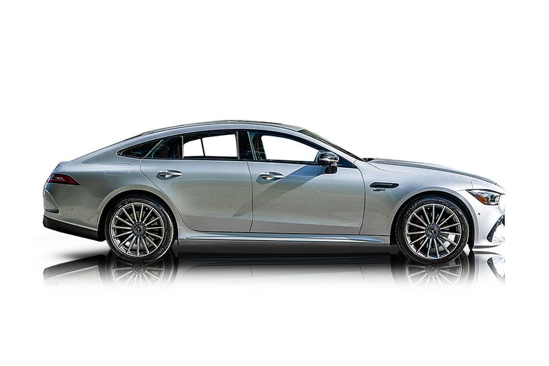 An incredible side shot photo of aMercedes-Benz AMG GT 53 that you should buy.