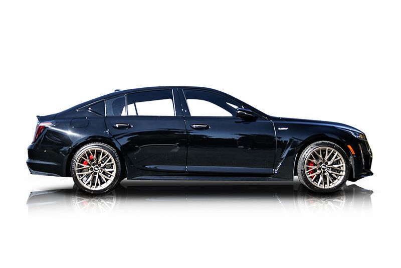 An incredible side shot photo of aCadillac CT5-V that you should buy.