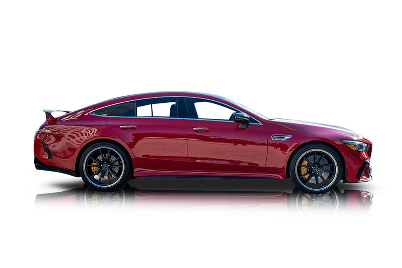 An incredible side shot photo of aMercedes-Benz AMG GT 63 S that you should buy.
