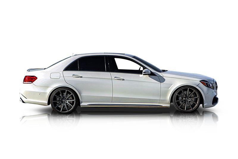 An incredible side shot photo of aMercedes-Benz E63 AMG S that you should buy.