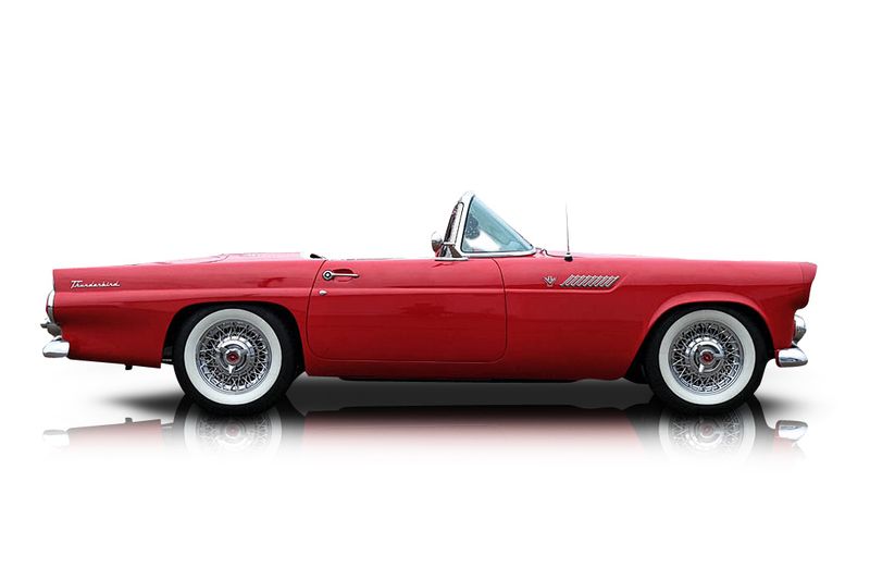 An incredible side shot photo of aFord Thunderbird that you should buy.