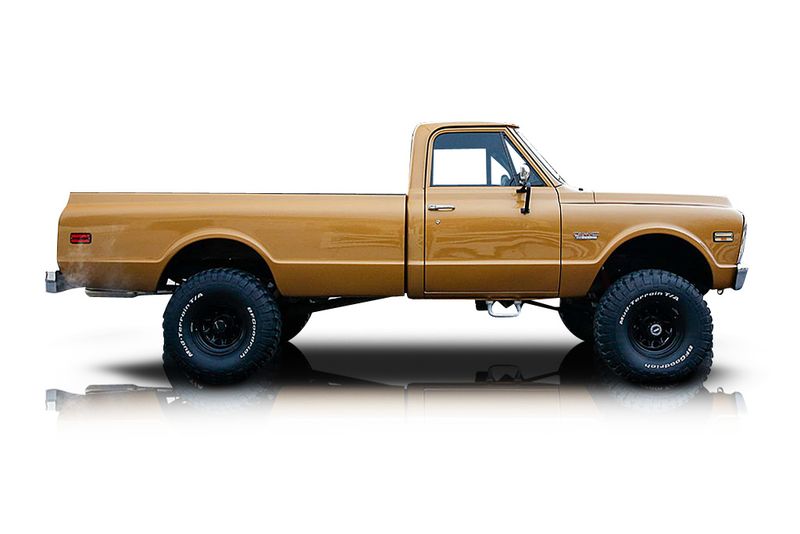 An incredible side shot photo of aGMC C1500 Pickup that you should buy.