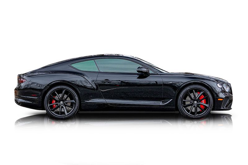 An incredible side shot photo of aBentley Continental that you should buy.