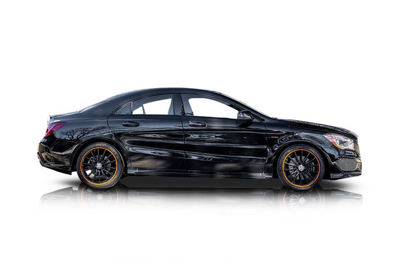 An incredible side shot photo of aMercedes-Benz CLA that you should buy.