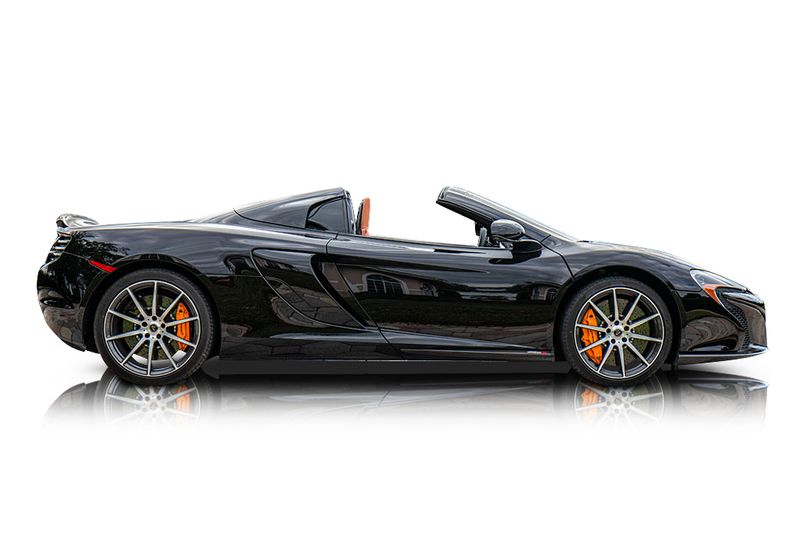 An incredible side shot photo of aMcLaren 650S that you should buy.