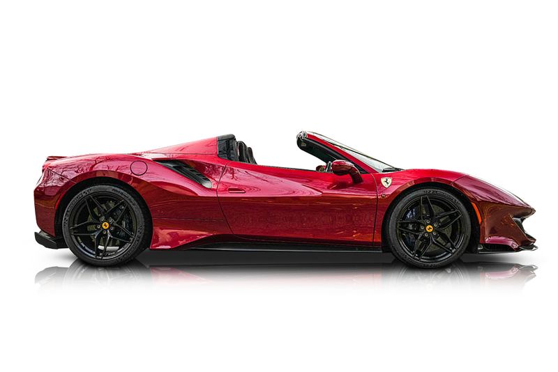 An incredible side shot photo of aFerrari 488 Pista that you should buy.