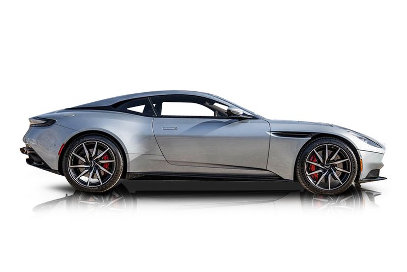 An incredible side shot photo of aAston Martin DB11 that you should buy.