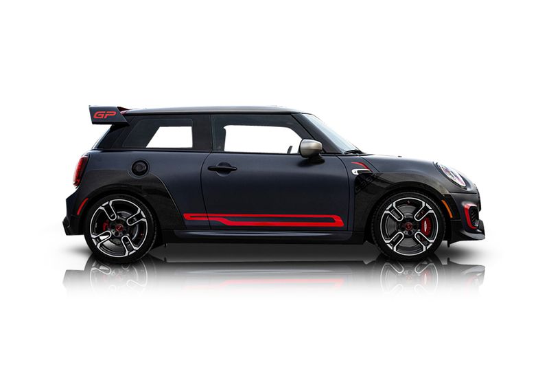 An incredible side shot photo of aMini Hardtop that you should buy.