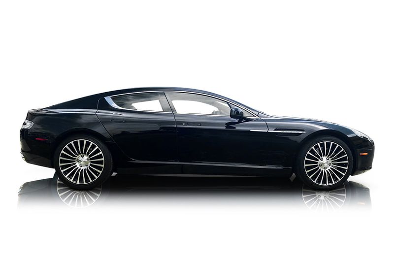 An incredible side shot photo of aAston Martin Rapide that you should buy.