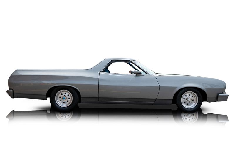 An incredible side shot photo of aFord Ranchero that you should buy.