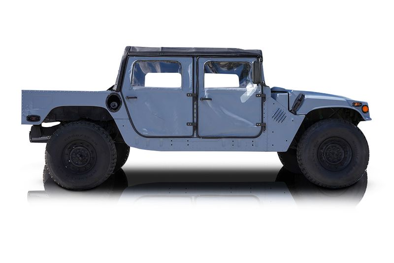 An incredible side shot photo of aAM General Hummer that you should buy.
