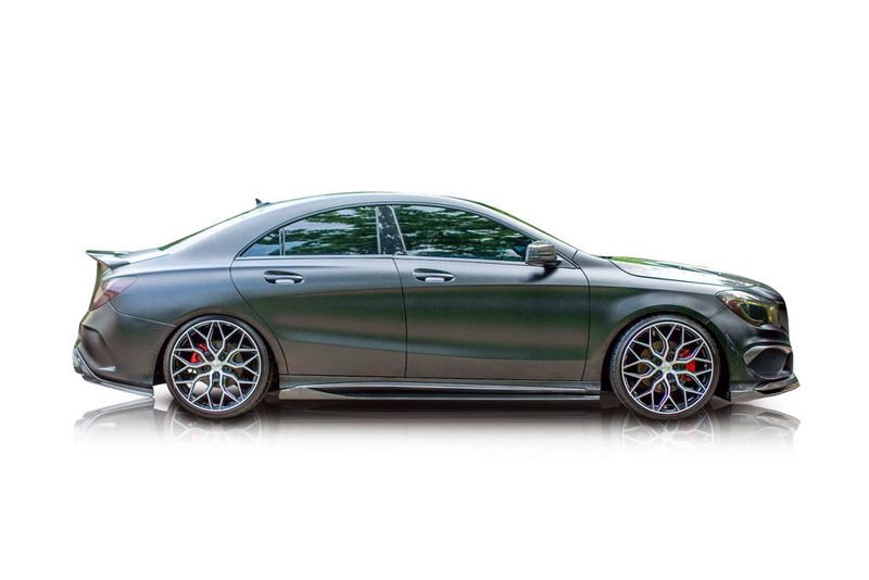 An incredible side shot photo of aMercedes-Benz CLA that you should buy.