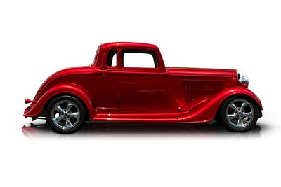 Passenger side photo of 1934 Plymouth Deluxe PE Model
