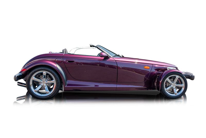 An incredible side shot photo of aPlymouth Prowler that you should buy.
