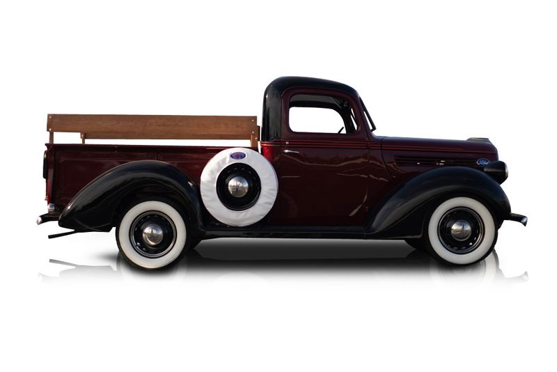 An incredible side shot photo of aFord Pickup that you should buy.