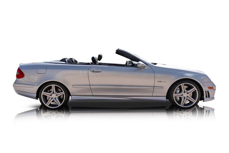 An incredible side shot photo of aMercedes-Benz CLK63 AMG that you should buy.