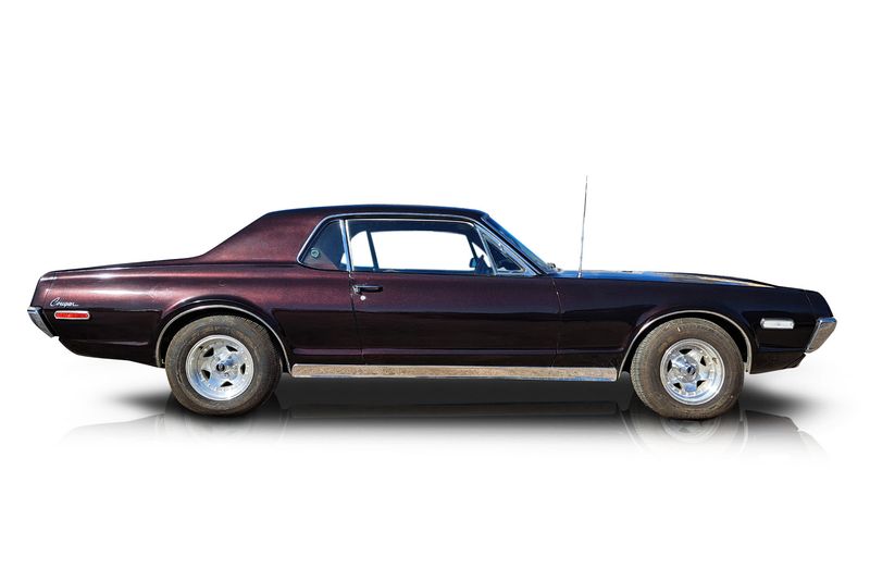 An incredible side shot photo of aMercury Cougar that you should buy.